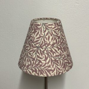 Kati lampskärm rosa allmogetyg