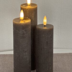 Blockljus Rustik Led Med fjärrkontroll