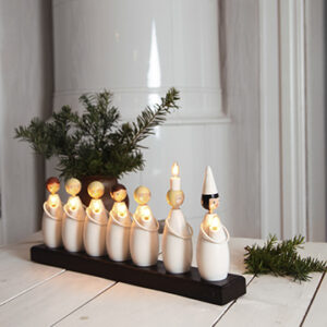 Luciatåg adventsljusstake